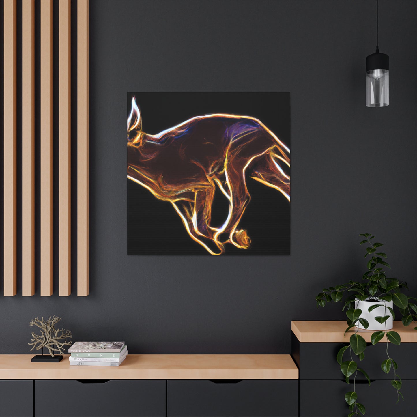 "Caracal in Abstraction" - Canvas