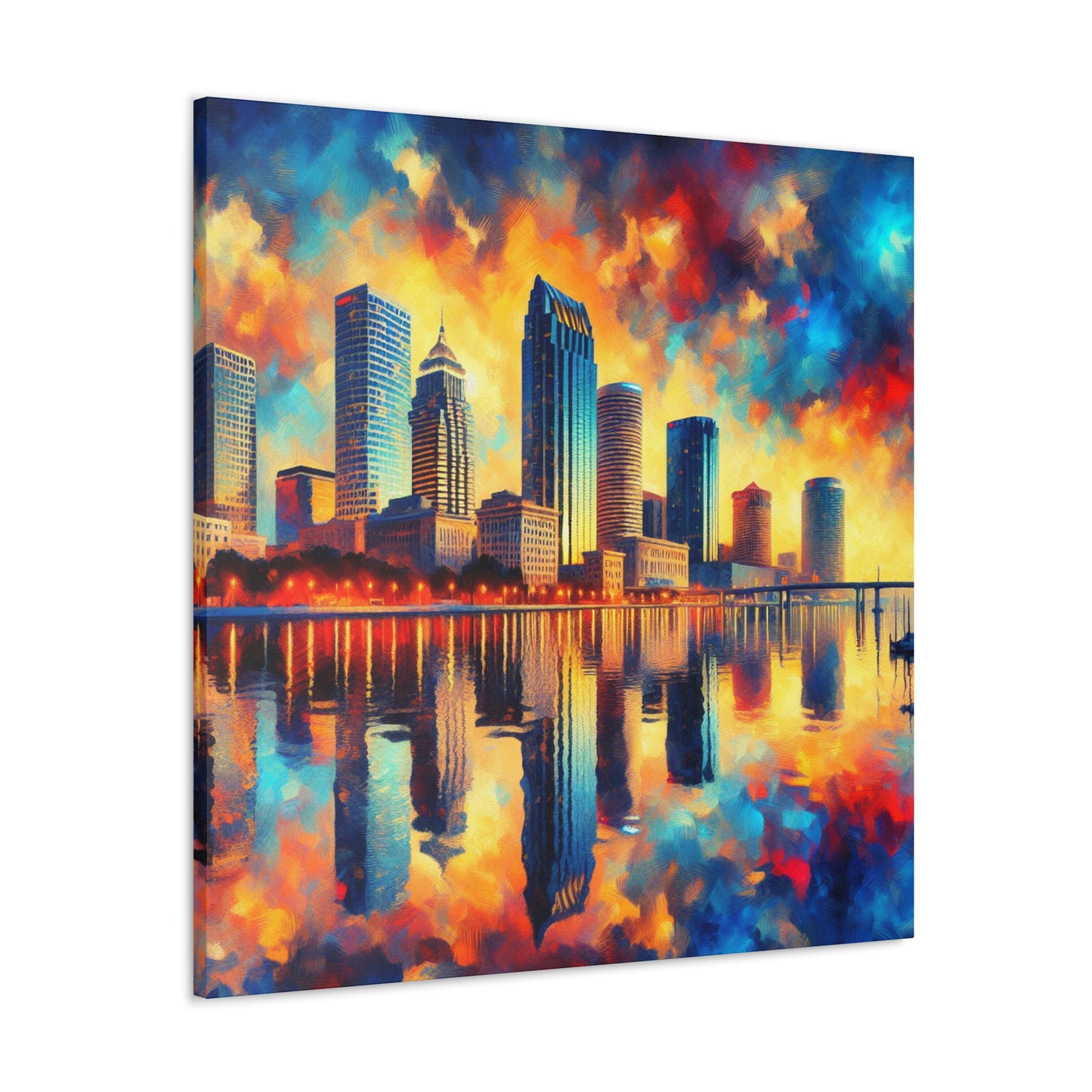 "Enigmatic Tampa Dreams" - Canvas