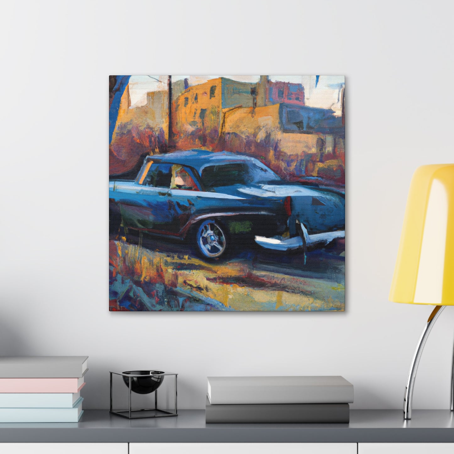 "Old Car Artwork" - Canvas