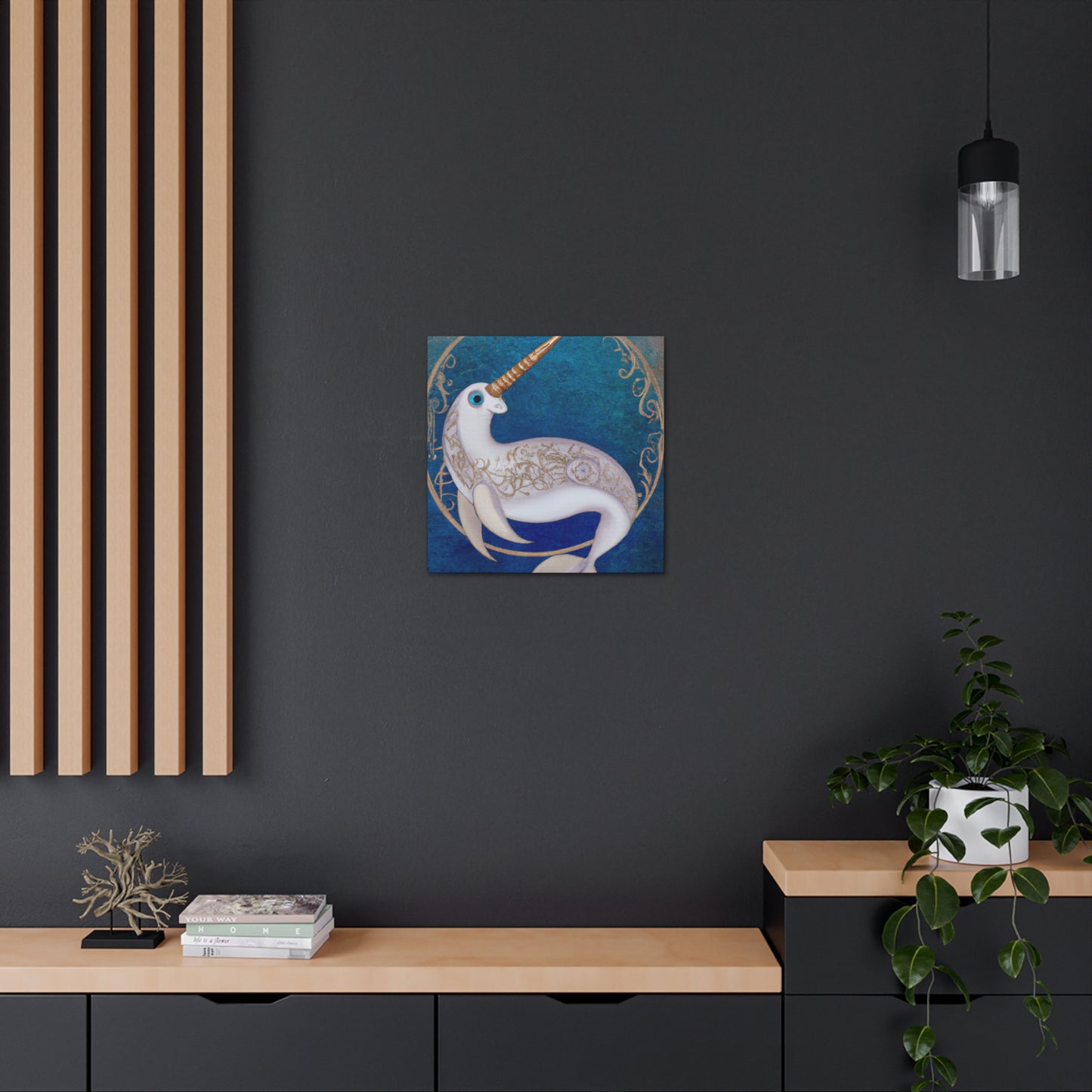 "The Majestic Narwhal" - Canvas