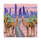 "Camel in Surrealism" - Canvas