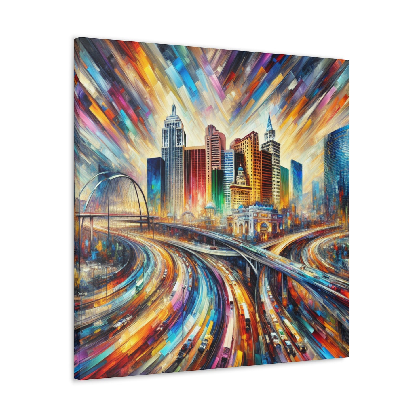 Glimmers of Sin City - Canvas