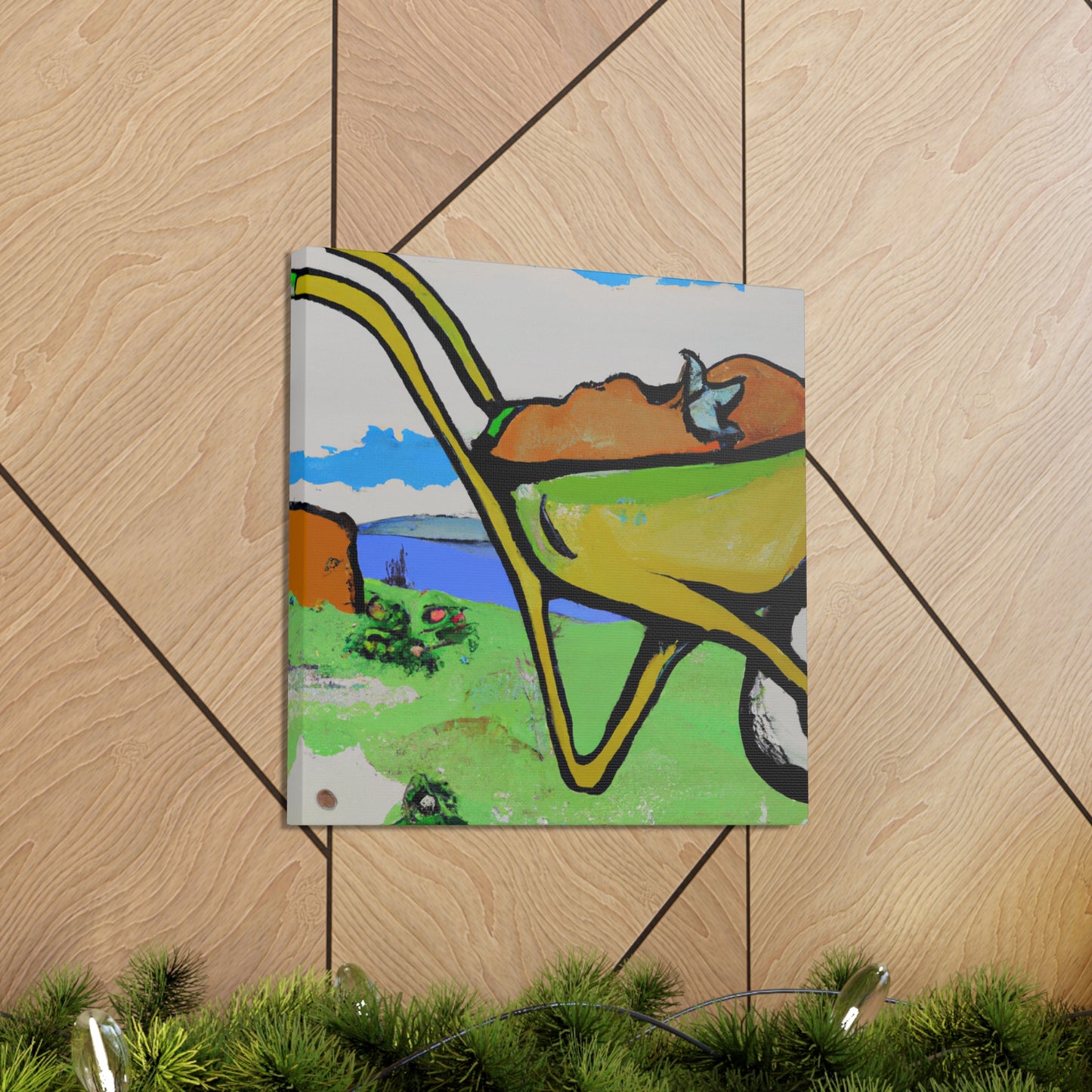 Wheelbarrow of Progress - Canvas