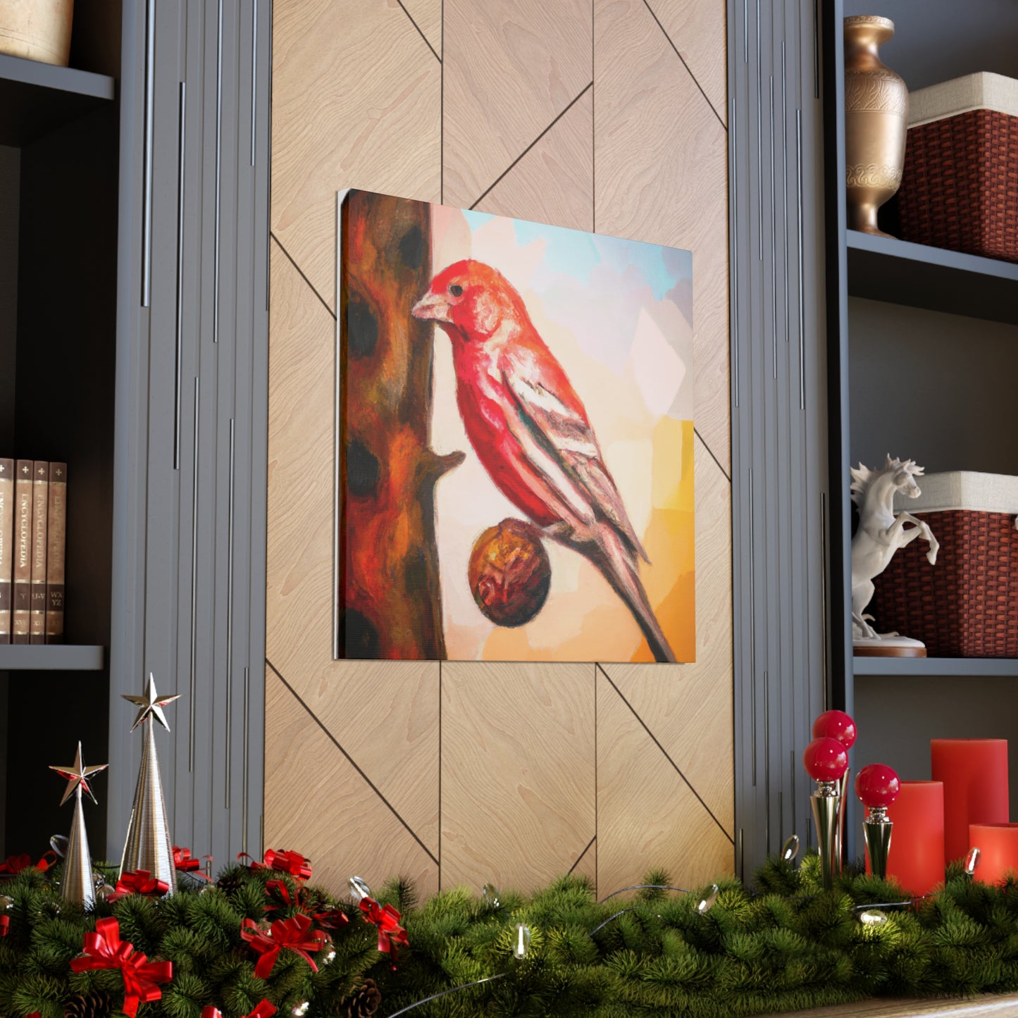 House Finch Surrealism - Canvas