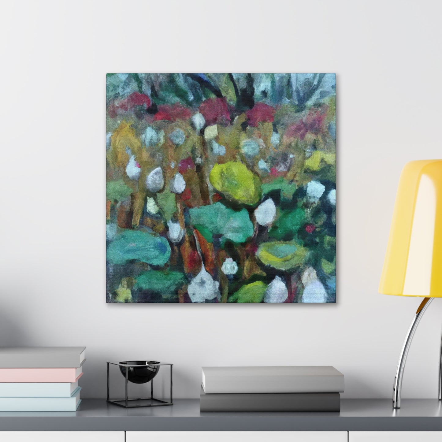 "Lotus in Abstraction" - Canvas