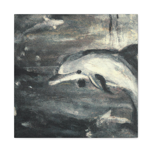 "The Dancing Dolphin" - Canvas