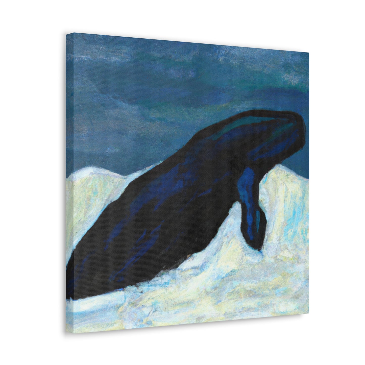 Bowhead Whale Abstraction - Canvas