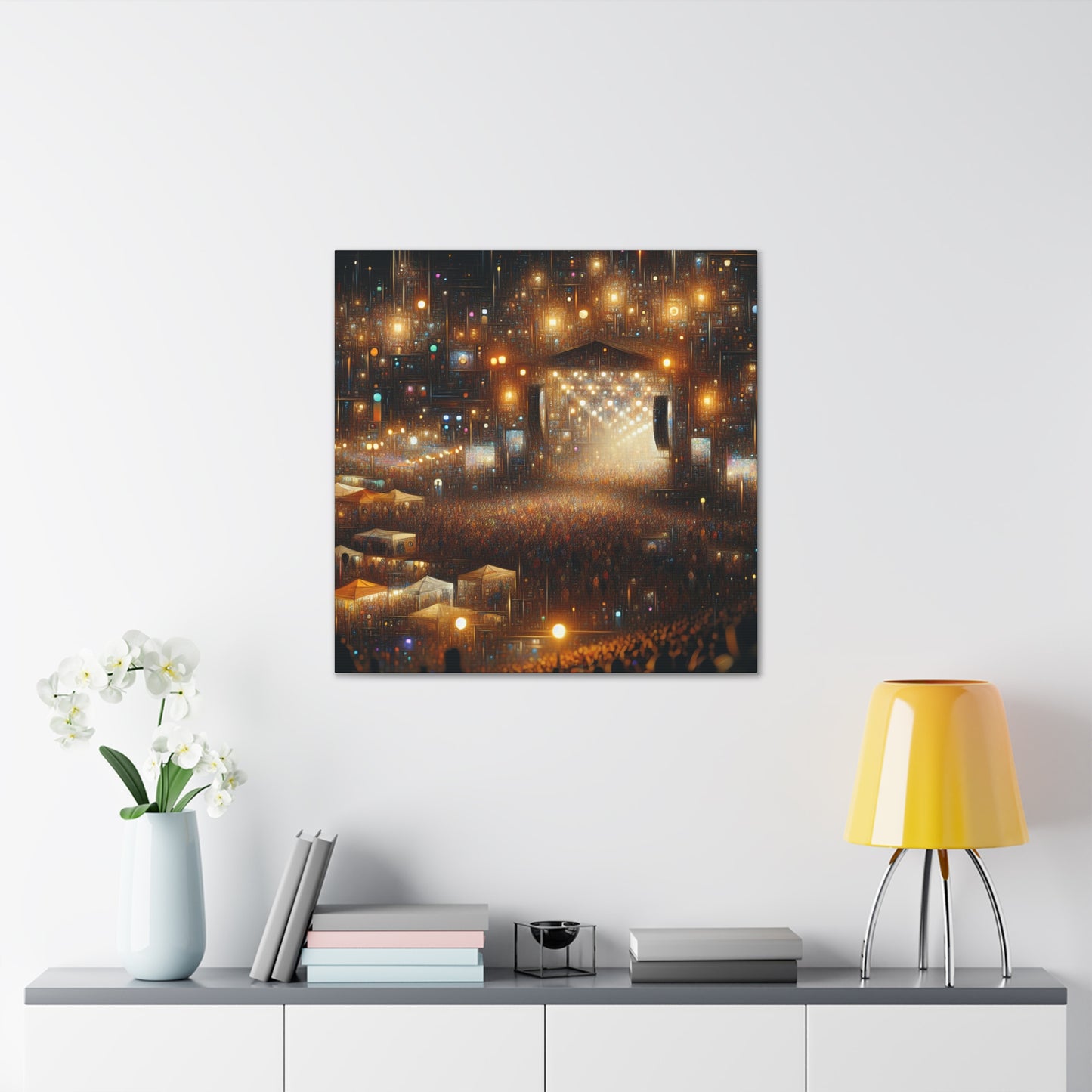 "Vibrant Festive Jubilation" - Canvas