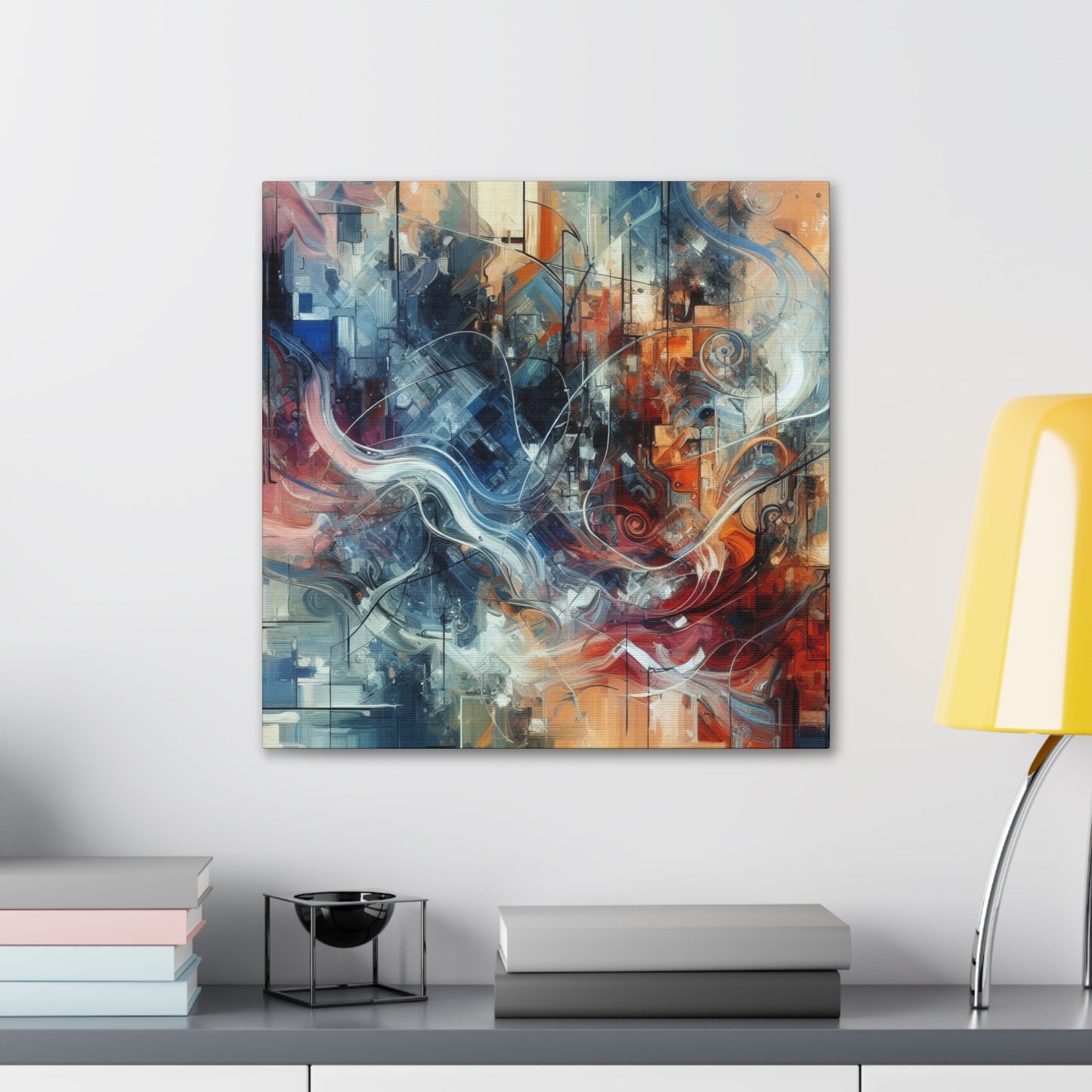 "Whirling Depths Unveiled" - Canvas