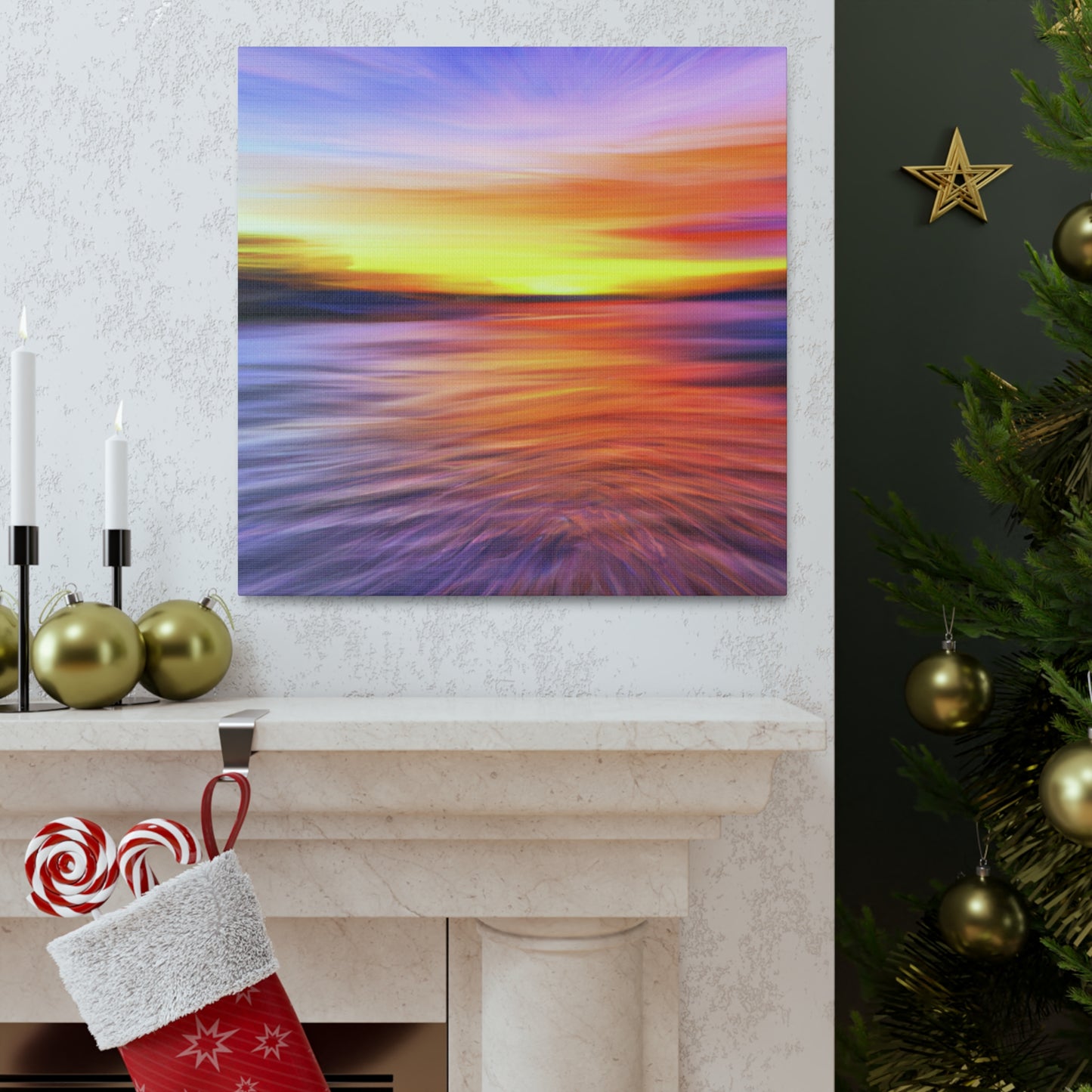 Ocean Sunrise Glows - Canvas