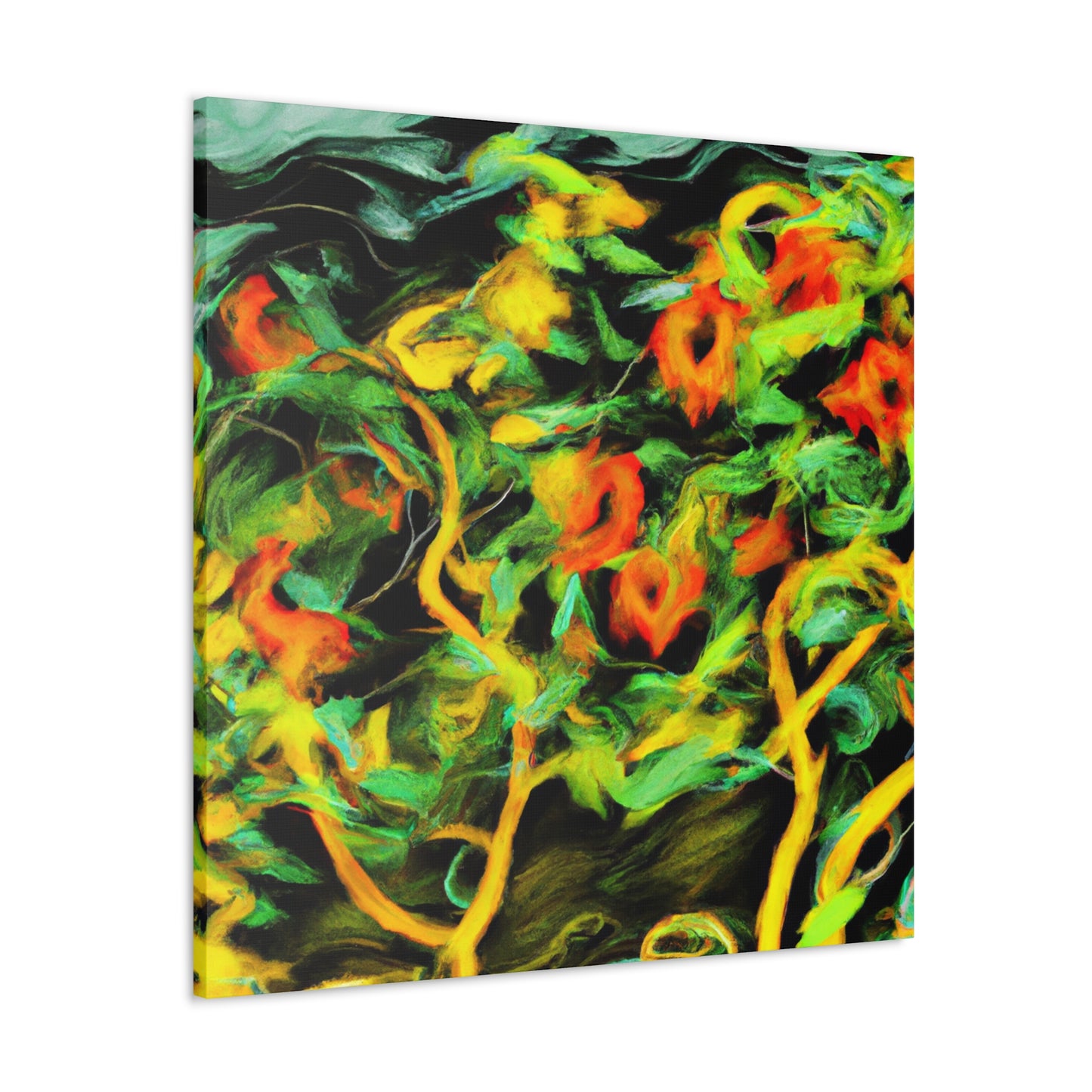 "Sunflower in Abstraction" - Canvas