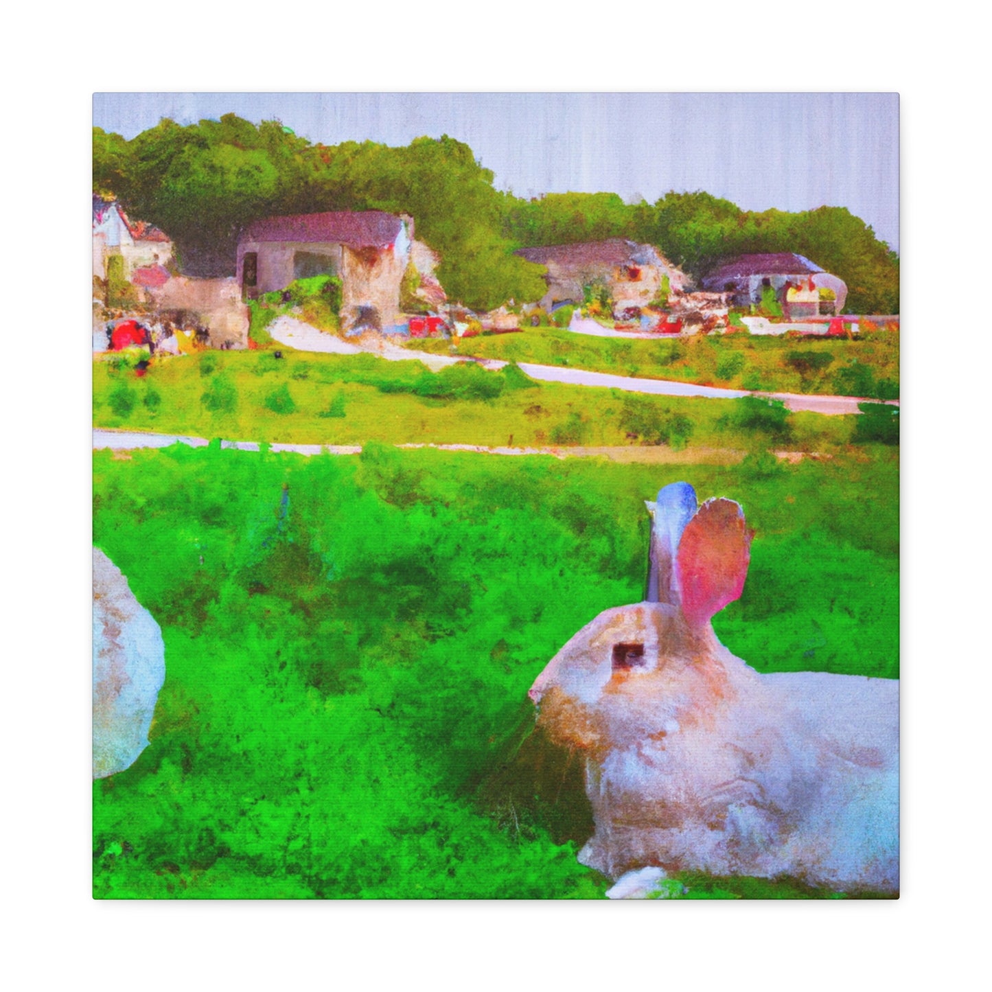 Rabbit in a Wilderness - Canvas