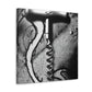 Corkscrew Curves Swirl - Canvas