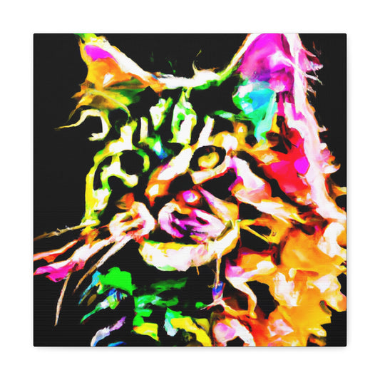 Maine Coon Pop Art - Canvas