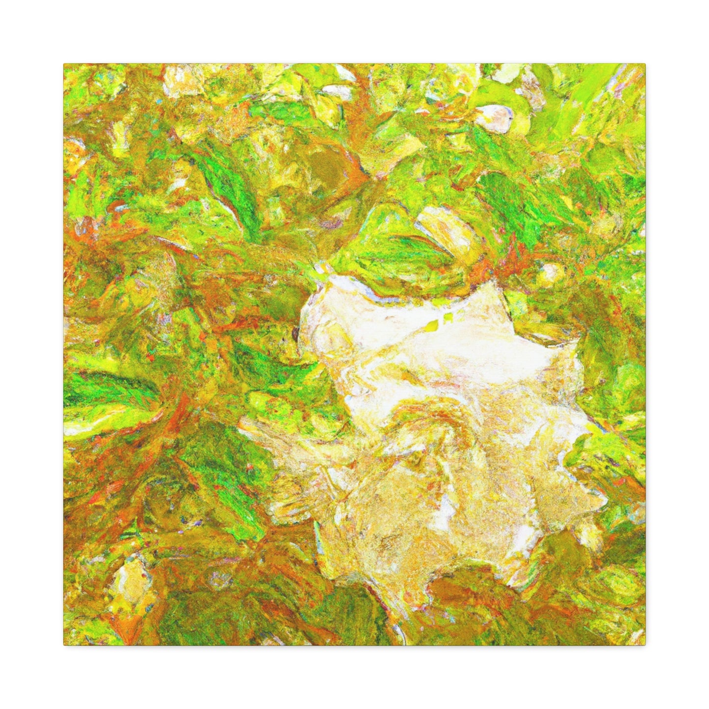 Gardenia in Impressionism - Canvas