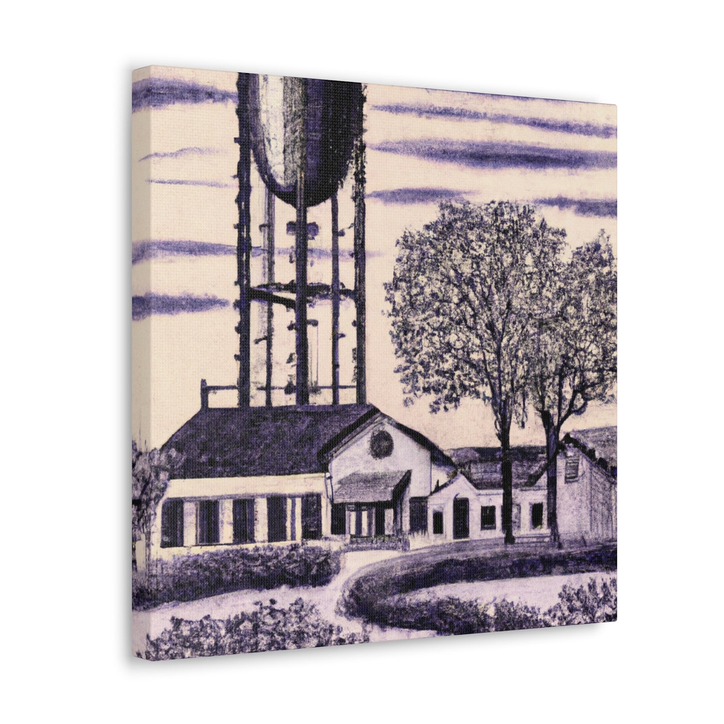 "The Water Tower Opulence" - Canvas