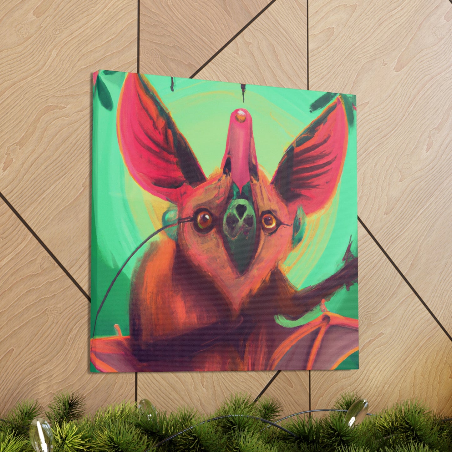 "Indian Flying Fox Soar" - Canvas