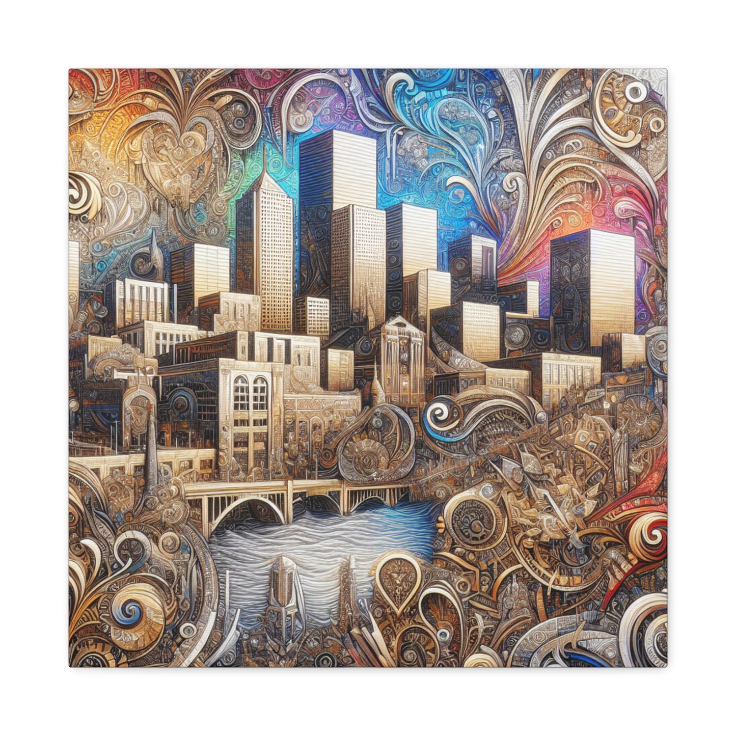 Mile High City's Expression - Canvas