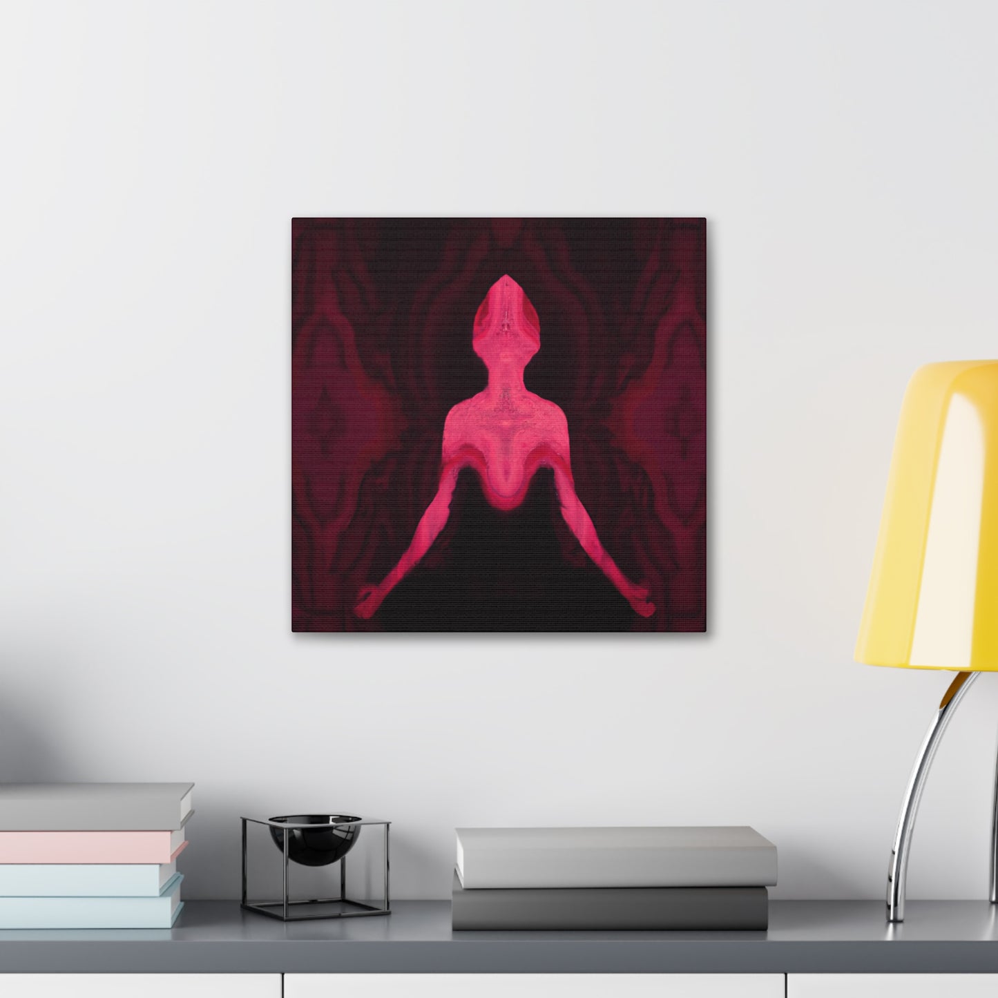 Yoga in Abstract Form - Canvas