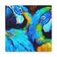 Colorful Macaw Wonders - Canvas