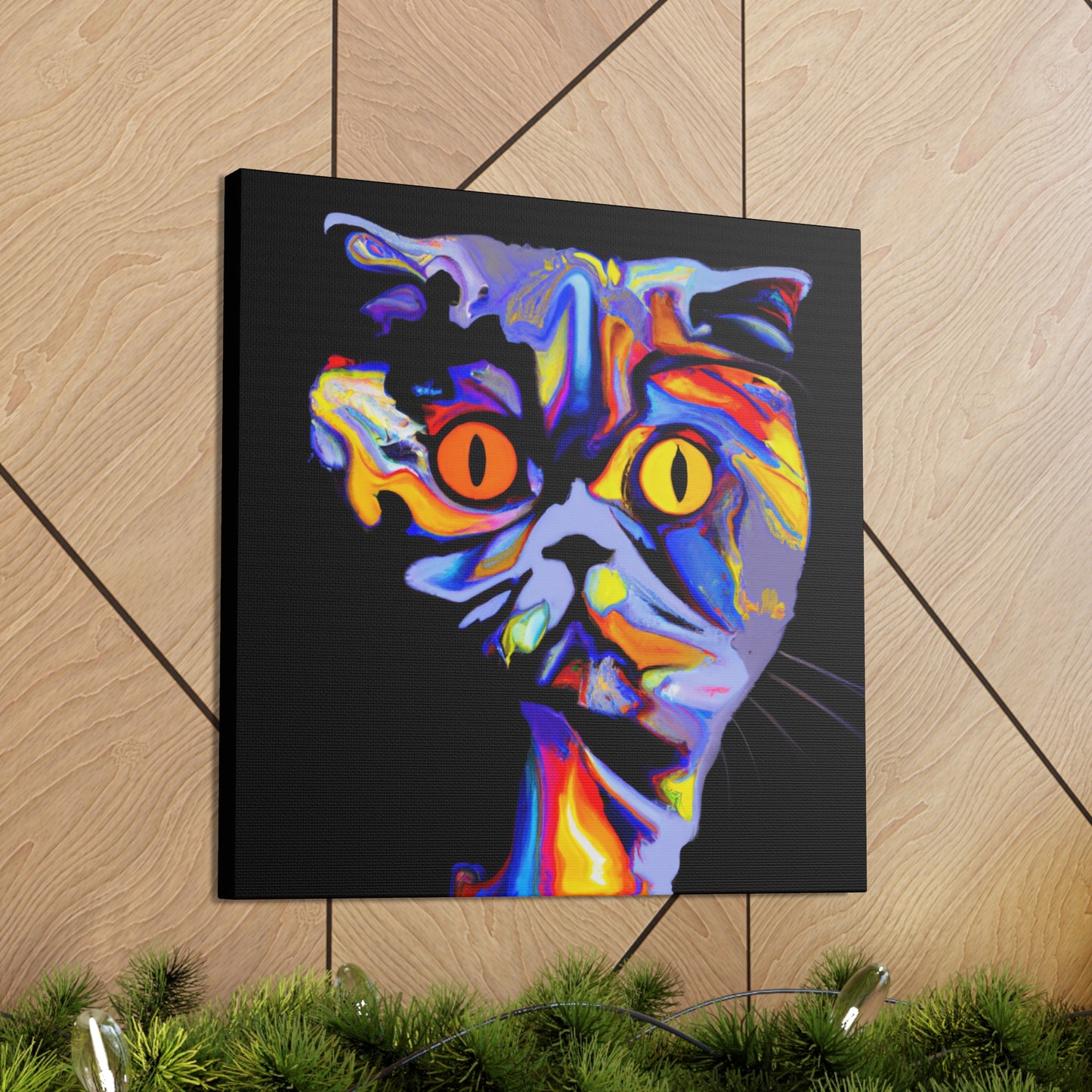 British Shorthair Deco - Canvas