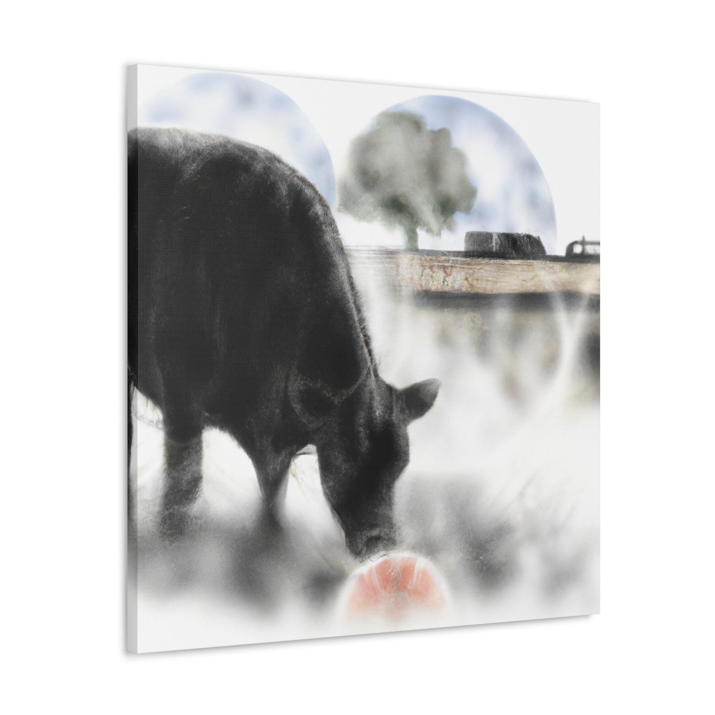 "Black Angus Truelife" - Canvas