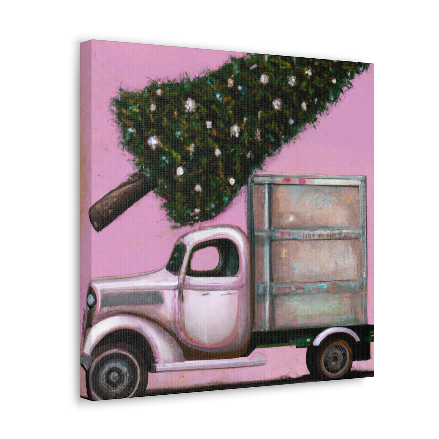 Vintage Christmas Delivery - Canvas