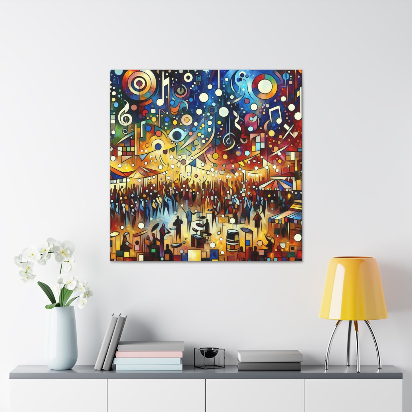 Joyful Celebrations in Motion - Canvas