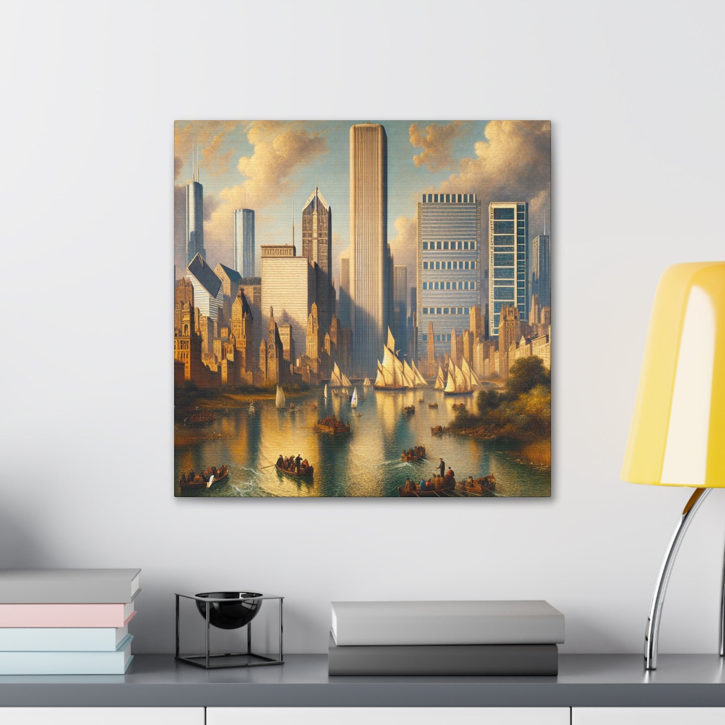 "Chicago's Renaissance Reverie" - Canvas