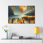 Silent Shores Bathed - Canvas