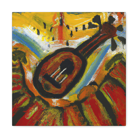 Ukelele Splendour Ablaze - Canvas