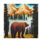 Beneath the Brown Bear - Canvas