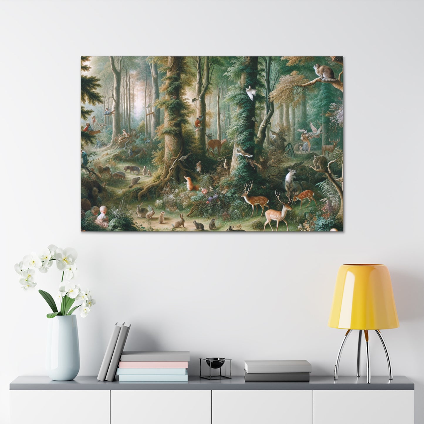 Whispering Woodland Wonders - Canvas