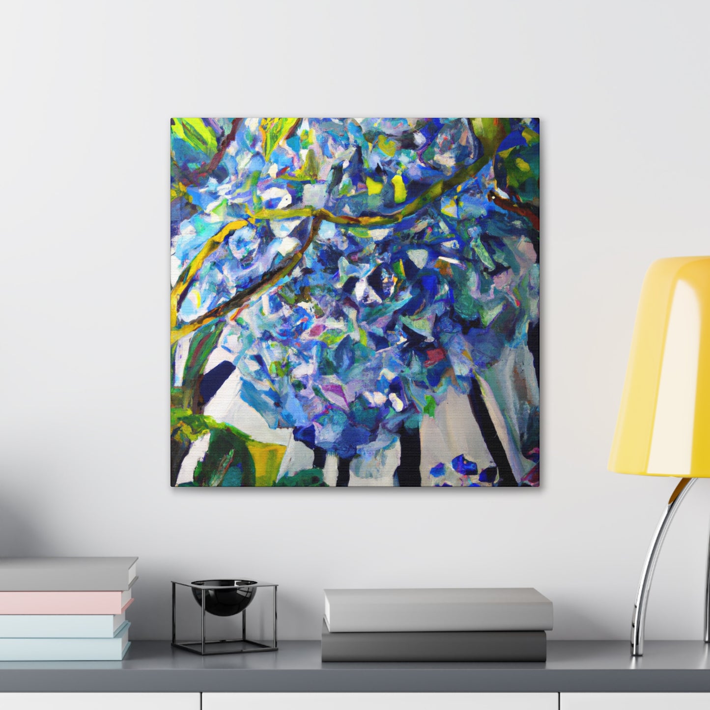 "Hydrangea in Abstraction" - Canvas