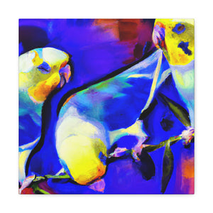 Budgies in Dreamland - Canvas