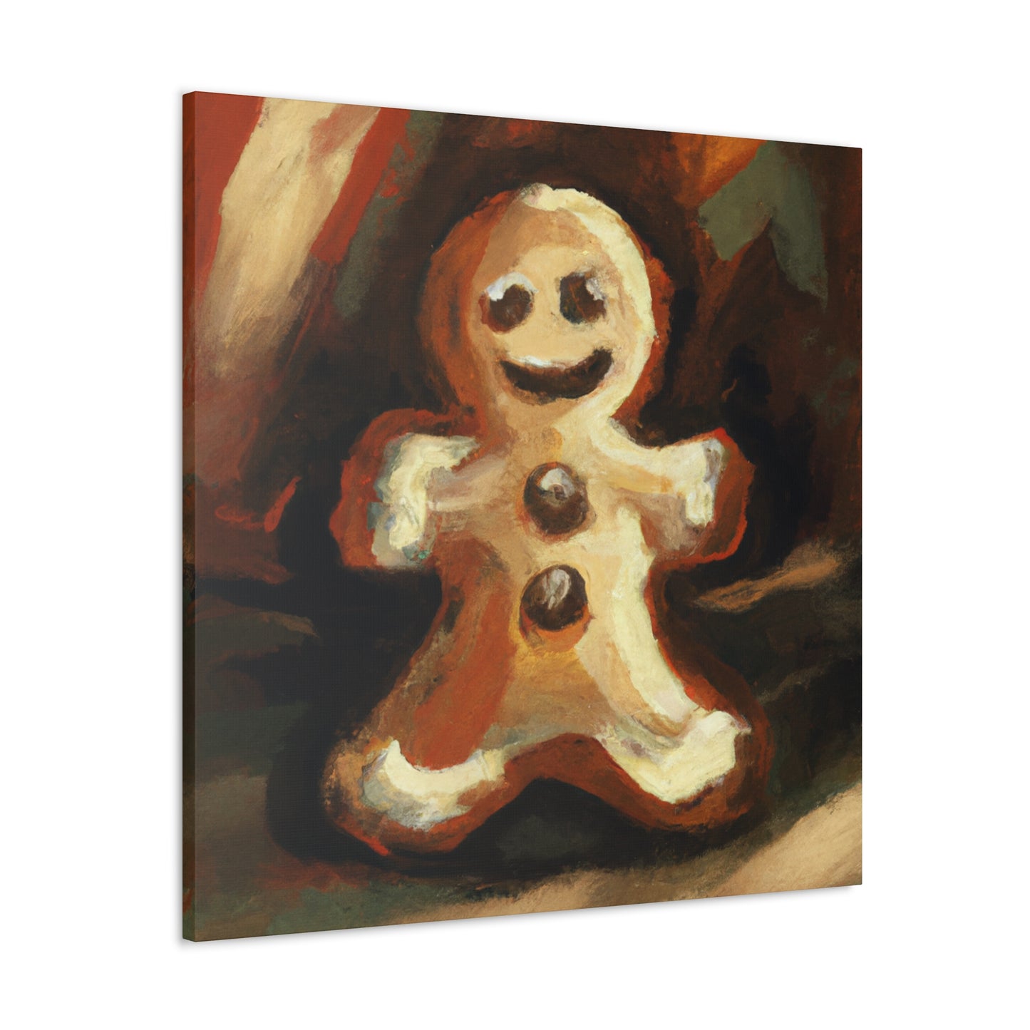 Gingerbread Man Grandeur - Canvas