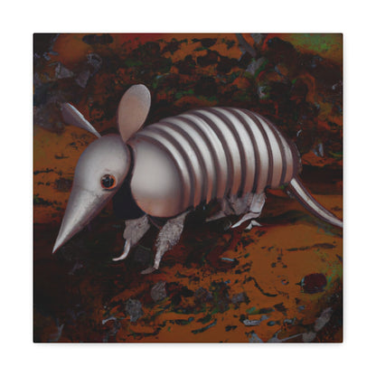 Armadillo In Sunset - Canvas