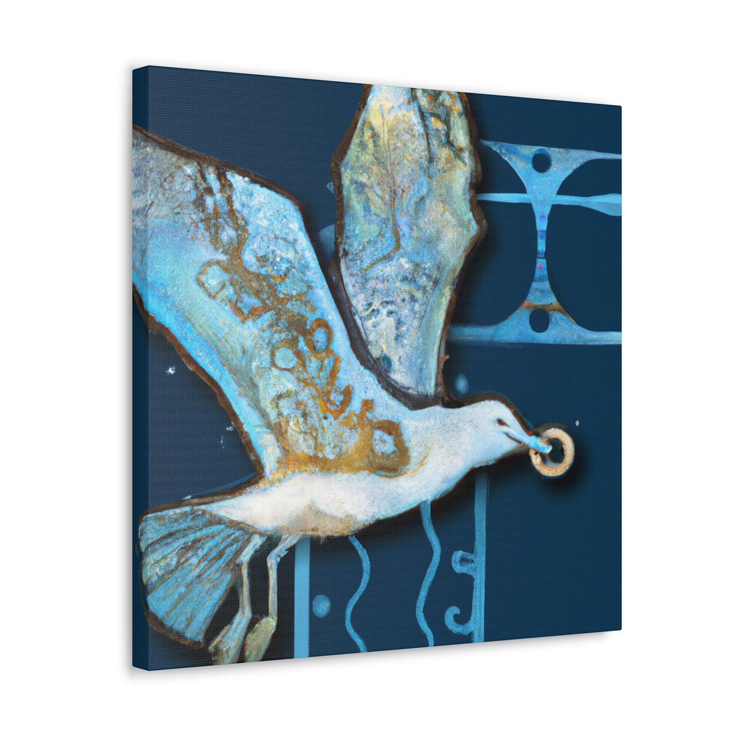 "Sea Birds in Flight" - Canvas