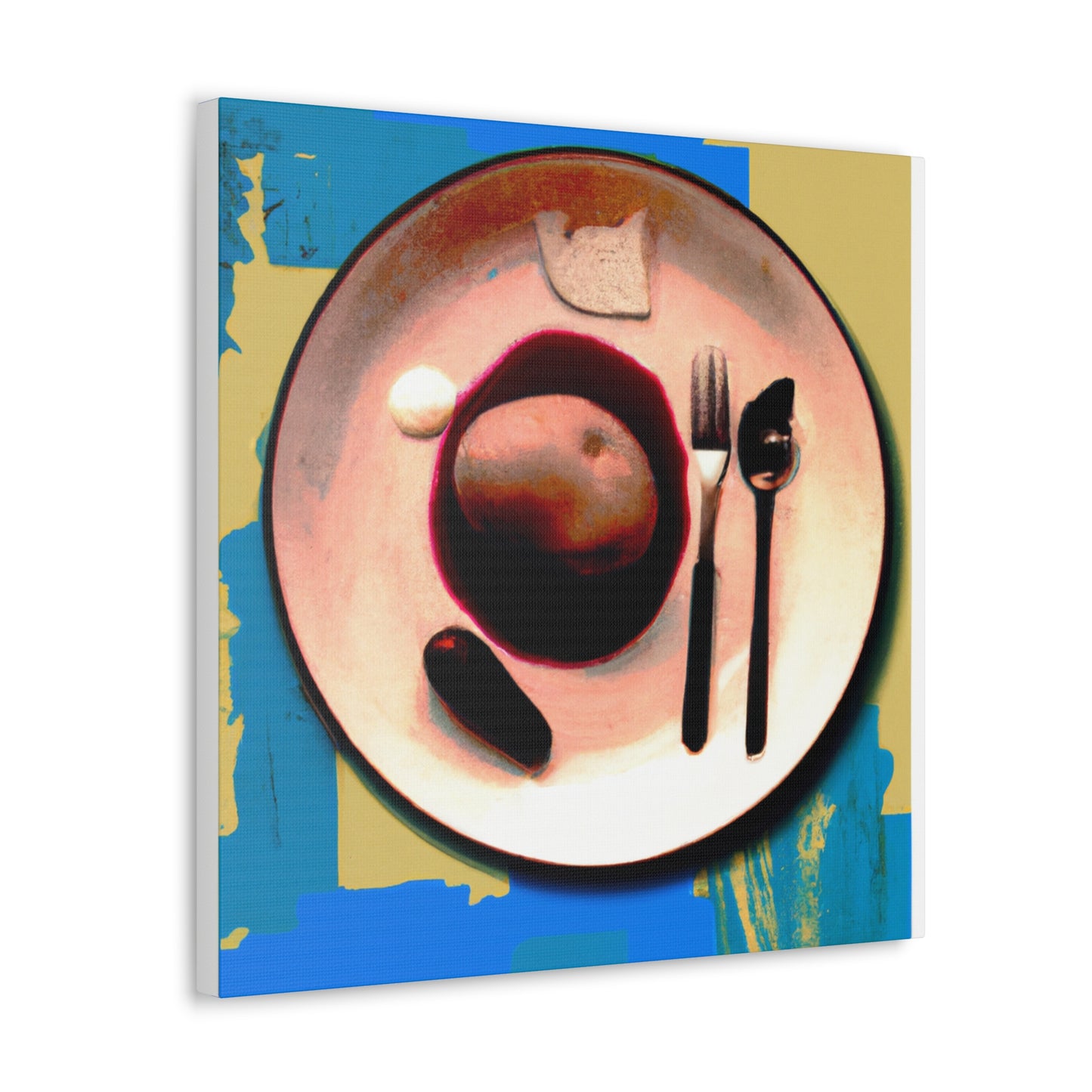 Simple Dining Scene. - Canvas