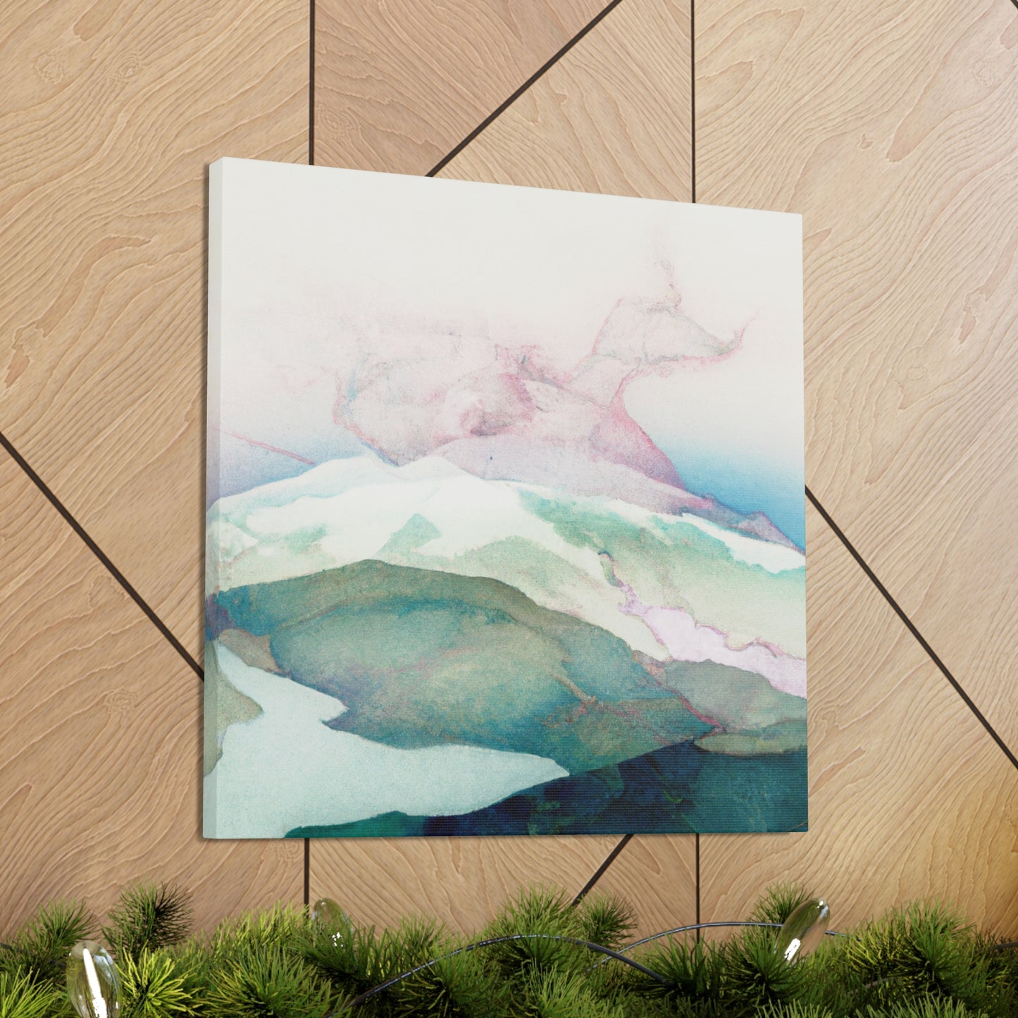 Mountains in Moonlight - Canvas