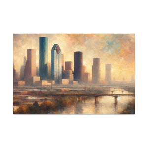 "Vibrant Houston: Renaissance Revival" - Canvas