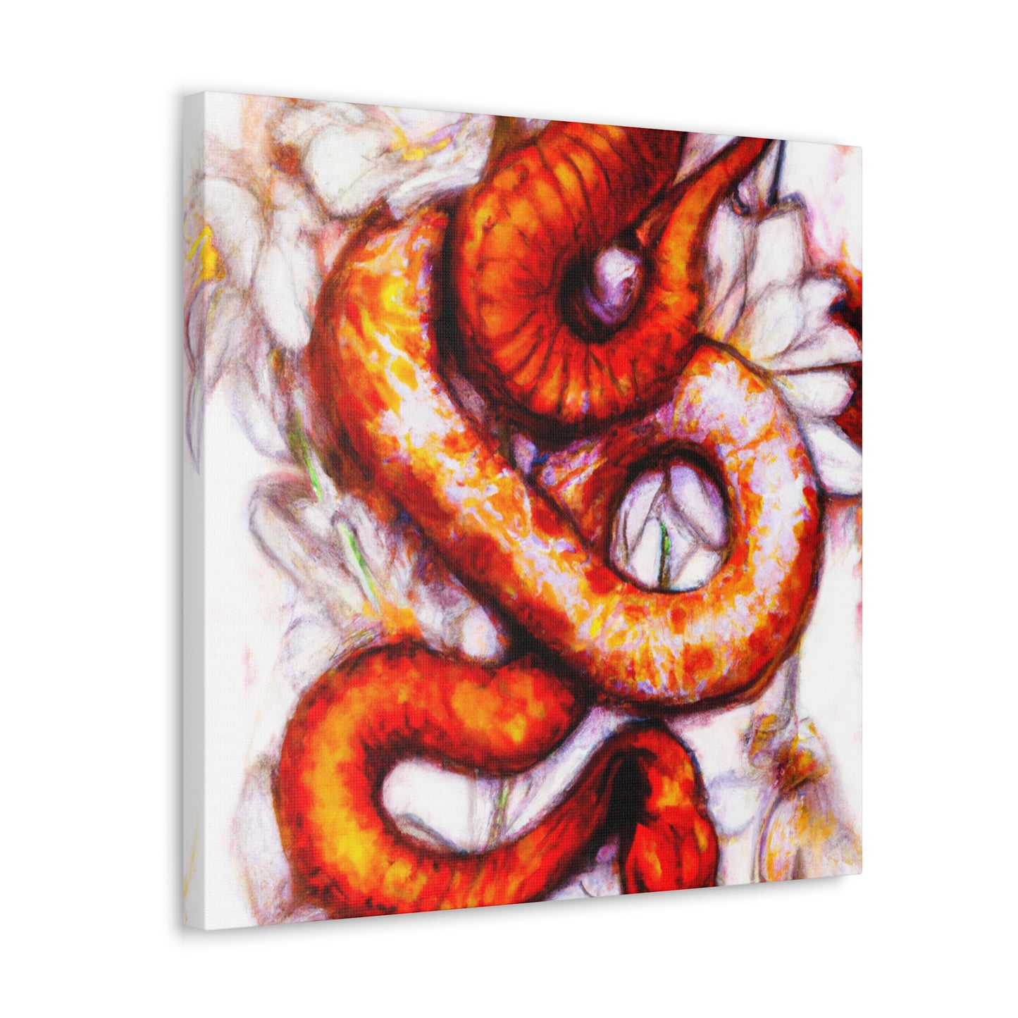 "Corn Snake Impressions" - Canvas