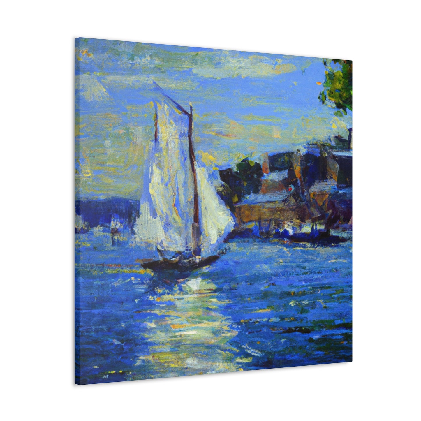 "Sailboat on Still Water" - Canvas