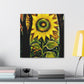 "Radiant Sparkling Sunflower." - Canvas