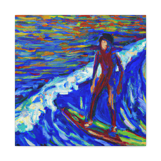 Surf's Up Impressionism - Canvas