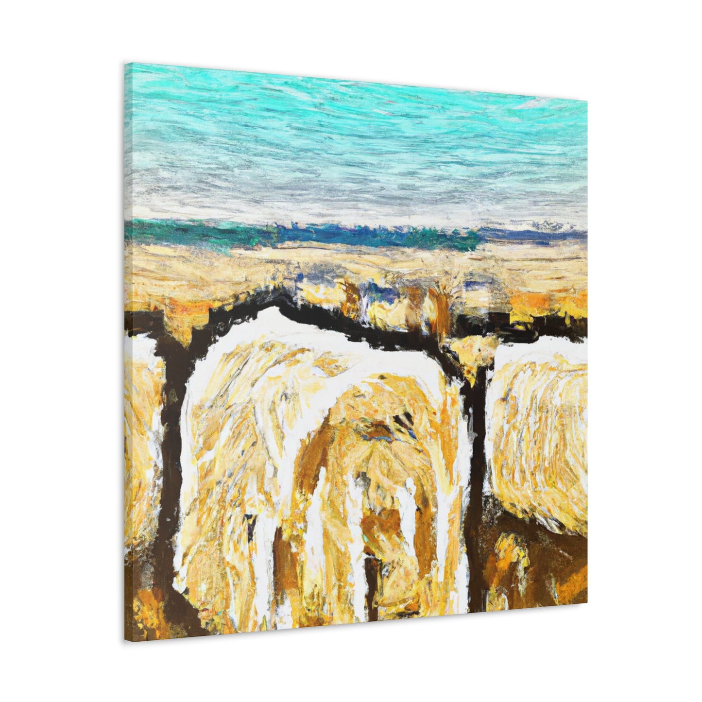 "Hay Field, Epic Dreaming" - Canvas