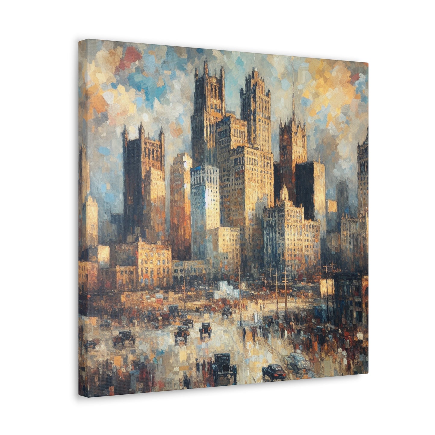 "City in Motion" - Canvas