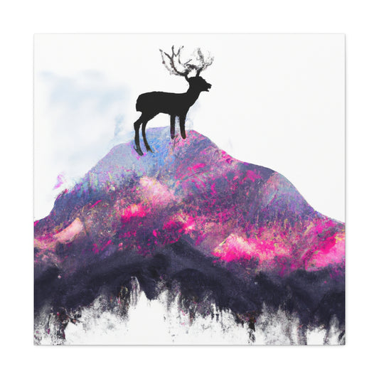 Peaceful Forest Deer - Canvas