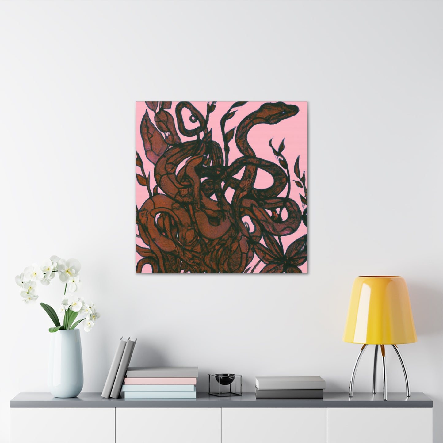 "Python Minimalism Represented" - Canvas