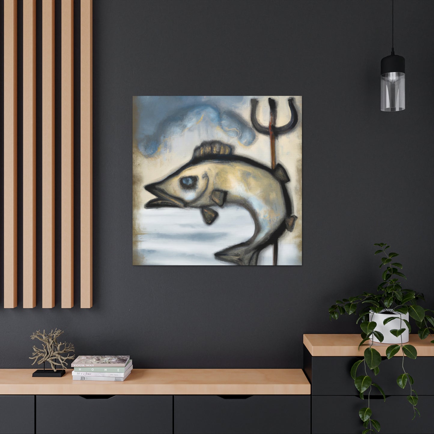 "Walleye of Surrealism" - Canvas